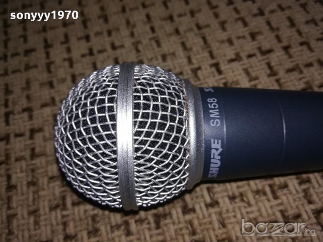 shure sm58-microphone-профи микрофон-жичен, снимка 5 - Микрофони - 20511076