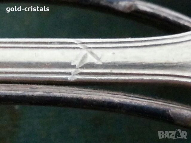 Немски  посребрени лъжички , снимка 6 - Антикварни и старинни предмети - 23556702