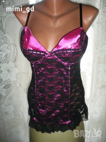 H&M-корсет дантелен с розово