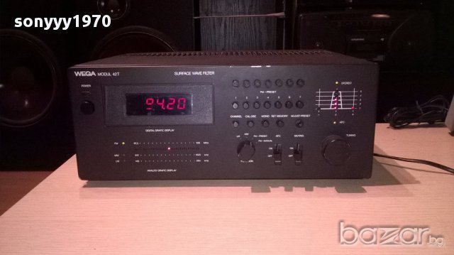 Wega modul 42t hifi tuner-west-germany-внос швеицария, снимка 4 - Ресийвъри, усилватели, смесителни пултове - 14606998