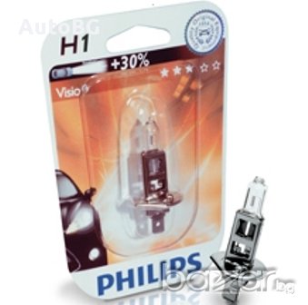 Халогенна лампа Philips H1 +30 Vizion 12 V / 55 W