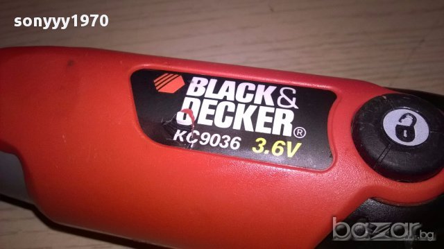 Black&decker-с акумулаторна батерия-внос швеицария, снимка 9 - Други инструменти - 13544287