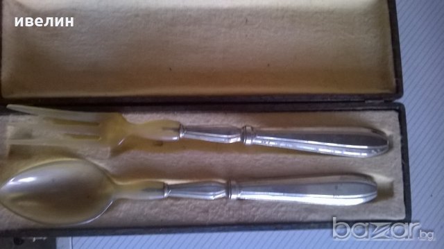 стари викториански прибори за сервиране, снимка 4 - Антикварни и старинни предмети - 18811745