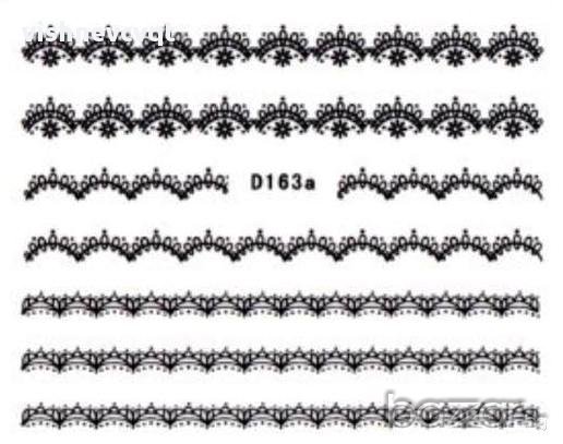 Ваденки за нокти дантела, снимка 9 - Продукти за маникюр - 11629576