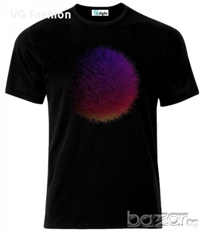 Мъжка тениска Hairy Sphere Art, снимка 1 - Тениски - 21402880