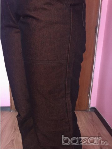Нов сладурски панталон кафяв деним Мадок , снимка 4 - Панталони - 17122812