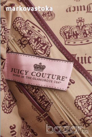 чанта марка Juicy Couture и естествена кожа, снимка 5 - Чанти - 14351596