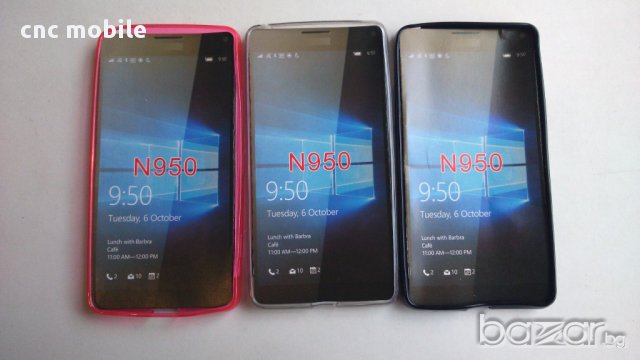 Nokia Lumia 950 - Microsoft Lumia 950 силиконов гръб - case - калъф, снимка 1 - Калъфи, кейсове - 13260584