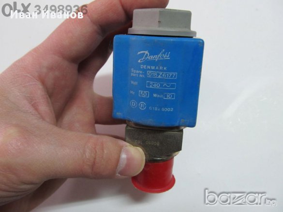 електромагнитен вентил 220V Danfoss EVRA-15 220V NH3 за пара газове и течност 25 бара 150 градуса 
