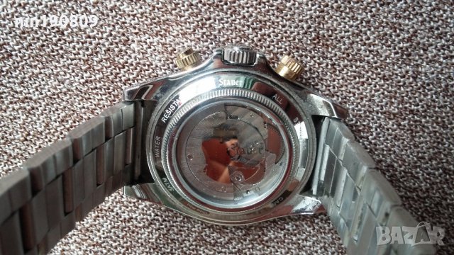 Часовник Stauer 27 jewels automatic, снимка 11 - Мъжки - 22253493