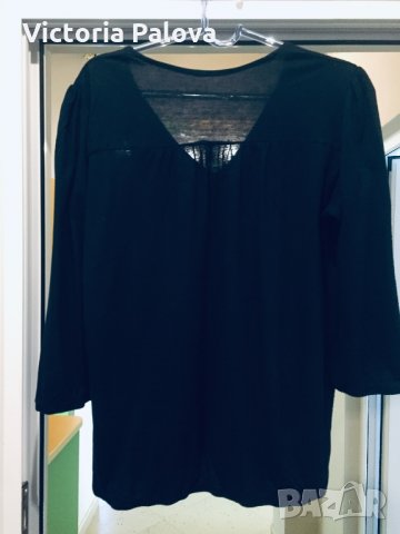 Тънка памучна блуза, снимка 1 - Блузи с дълъг ръкав и пуловери - 24936761