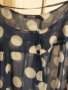 Намаление! Нова, синя риза, блуза, точки, Agathe, XL, XXL, снимка 4