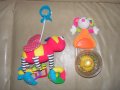 Намалени! Лот от 3 играчки за бебе - Baby fehn + Fisher price + още една, снимка 1