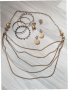Златен блясък - гердан,пръстен,брошка,обеци и гривни - 13,00лв., снимка 1