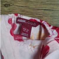 H&M l.o.g.g ленена  флорална туника, снимка 2 - Корсети, бюстиета, топове - 15124347