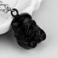 ✨ 🚀Star Wars - Storm Trooper - Черна Маска - колие (Healm), снимка 4 - Колиета, медальони, синджири - 21665179