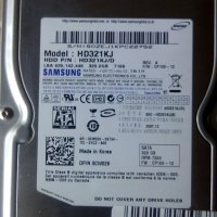 Хард диск Samsung SpinPoint T Series HD321KJ 320GB SATA 3.0Gb/s, снимка 3 - Твърди дискове - 22018414