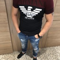 Мъжка тениска Armani код 133, снимка 1 - Тениски - 24628204