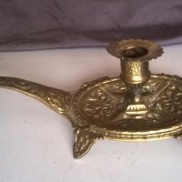 бронзов свещник, снимка 2 - Антикварни и старинни предмети - 23287558