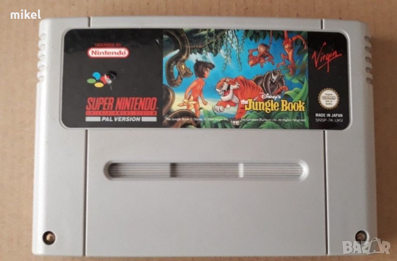 Jungle Book Super Nintendo / Snes оригинална, снимка 1