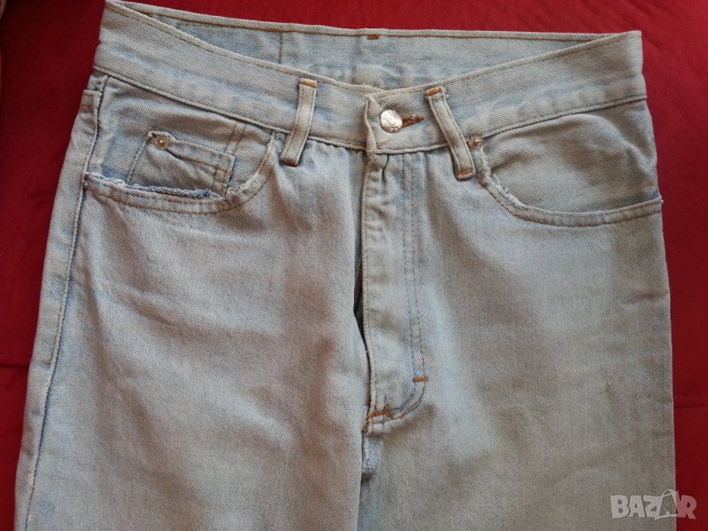 Дънки светлосини с цип, снимка 1