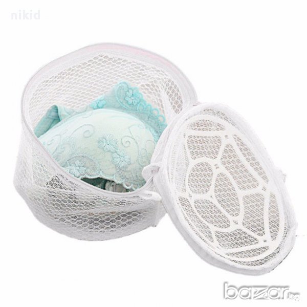 мрежа органайзер кутия протектор плик за пране на сутиен в пералня сушилня , снимка 1