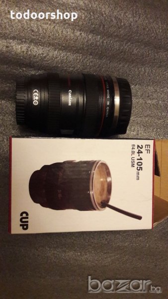 Дизайнерска чаша форма обектив фотоапарат, снимка 1