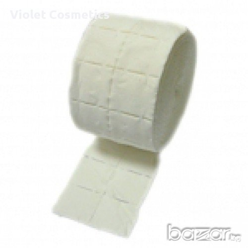 Тампони за почистване на лак за нокти 500бр.ролка(голяма) , снимка 1