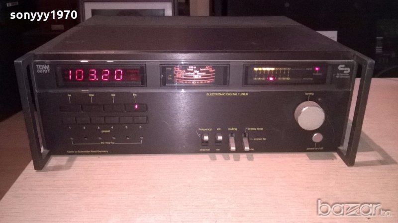 schneider hi-fi concept-ретро тунер-внос швеицария, снимка 1