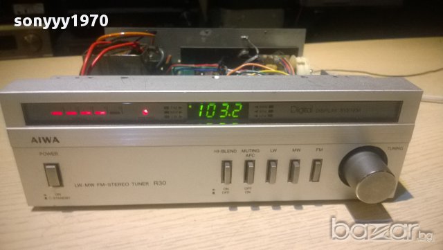aiwa st-r30e-stereo tuner-made in japan-внос швеицария, снимка 14 - Ресийвъри, усилватели, смесителни пултове - 10161927