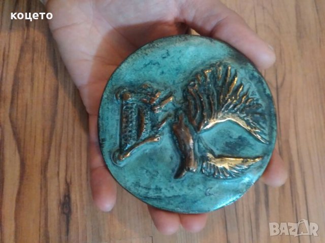 преспапие бронз, снимка 2 - Антикварни и старинни предмети - 25039474