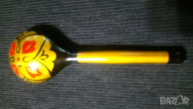 Руска сувенирна дървена лъжица, снимка 2 - Антикварни и старинни предмети - 24967483