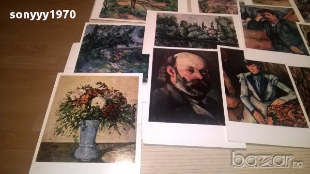 Paul cezanne-21/15см колекция от 16броя, снимка 14 - Антикварни и старинни предмети - 16196335