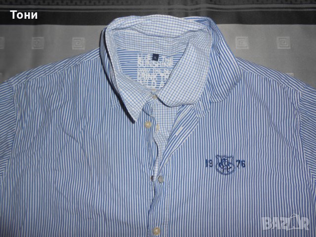 Мъжка риза с къс ръкав и двойна яка McNeal, снимка 7 - Ризи - 22421993