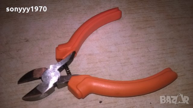 Клещи резач от калена стомана с ергономични гумени дръжки. Дължина - 10.5см., снимка 6 - Клещи - 25375944