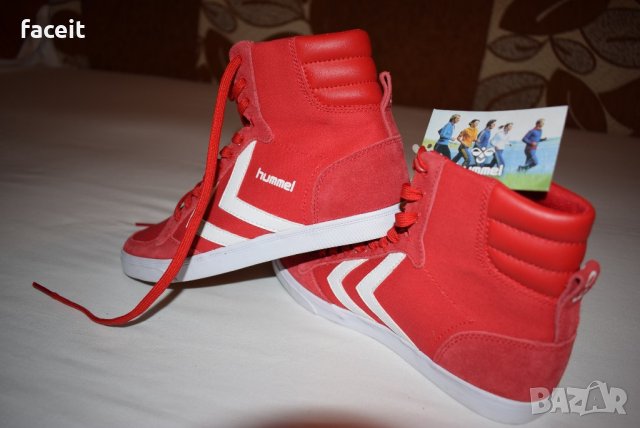 Hummel - Страхотни 100% оригинални кецове / Slimmer Stadil High Canvas, снимка 3 - Други - 21677057