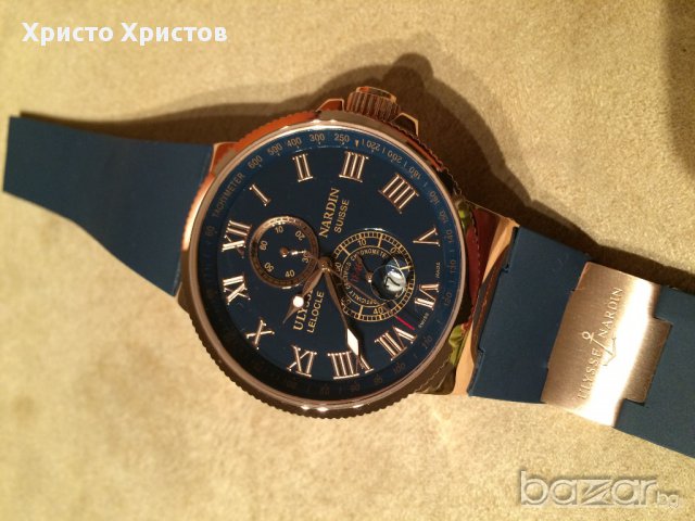 Часовник Ulysse Nardin Marine Chronometer ААА+ реплика, снимка 1 - Мъжки - 8301656