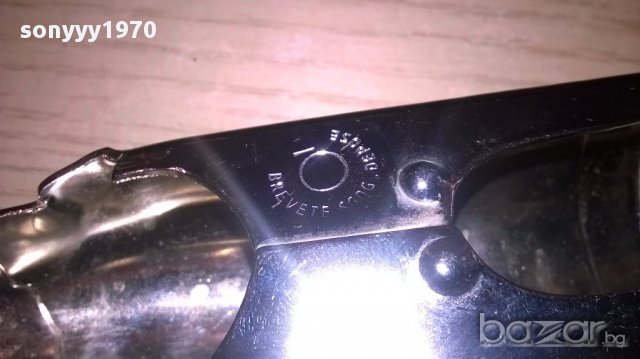 Champagne-inox-14x4x3см-внос швеицария, снимка 15 - Антикварни и старинни предмети - 16798112