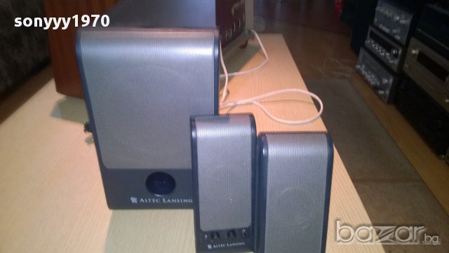 altec lansing-vs2221-събуфер+колони/активни-220волта-нов внос швеицария, снимка 2 - Ресийвъри, усилватели, смесителни пултове - 9213202