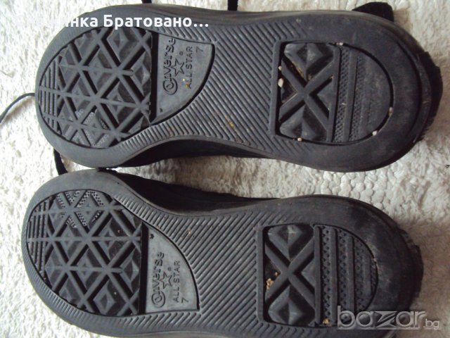 Мъжки спортни кожени кецове на КОНВЕРСЕ, снимка 4 - Кецове - 18415572