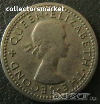 3 пенса 1957, Родезия и Нийсланд, снимка 2 - Нумизматика и бонистика - 21161663