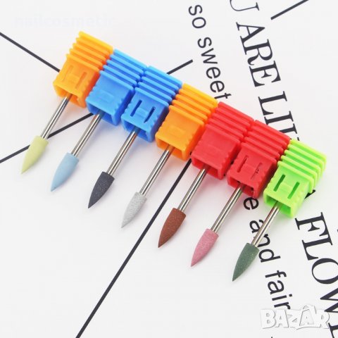 Силиконови накрайници за електрически пили, снимка 2 - Продукти за маникюр - 25978051