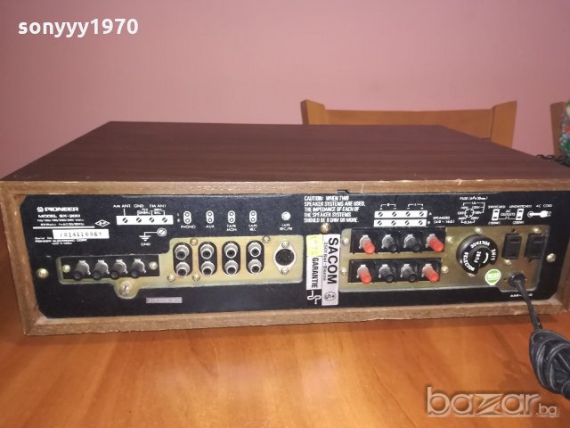pioneer-ретро ресивър-внос швеицария, снимка 17 - Ресийвъри, усилватели, смесителни пултове - 20860122