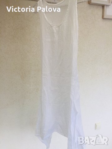 Марлена бяла рокля за плаж