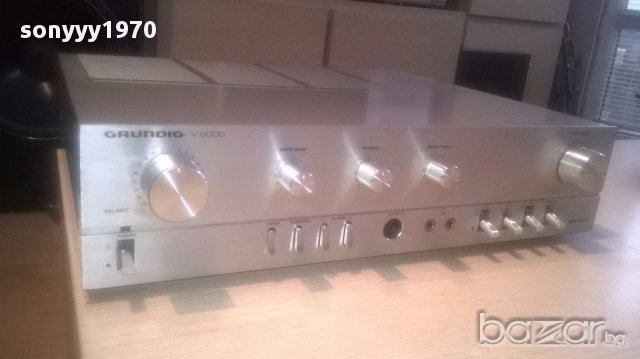 grundig v2000 stereo amplifier-внос швеицария