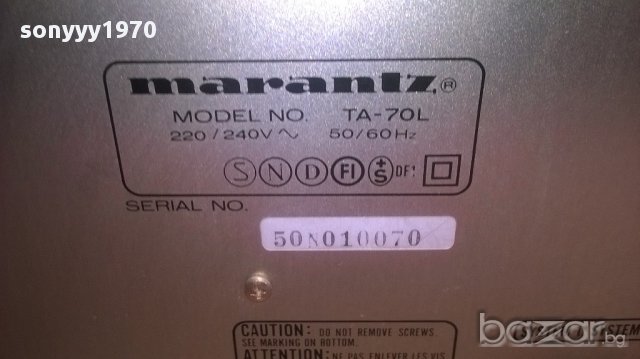 🛑marantz ta-70l-stereo receiver-made in japan-внос швеицария, снимка 9 - Ресийвъри, усилватели, смесителни пултове - 12426539