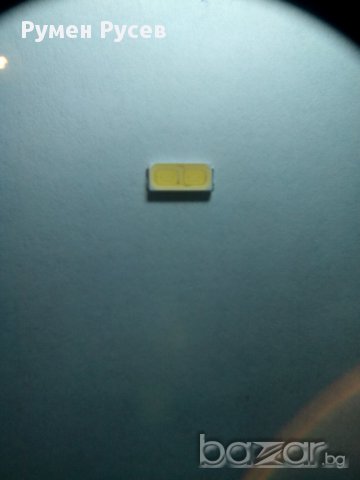 Led smd светодиоди 7030, 1W, 6V за подсветка на тв с анод и катод отдолу