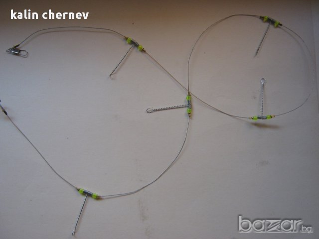 метална линия с 5 уши, снимка 5 - Въдици - 8458836