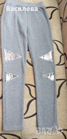 Детско ватирано зимно долнище с декорация пайети,  размер 16А, снимка 2 - Детски анцузи и суичери - 25412785