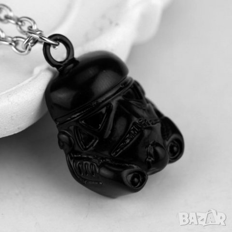 ✨ 🚀Star Wars - Storm Trooper - Черна Маска - колие (Healm), снимка 4 - Колиета, медальони, синджири - 21665179